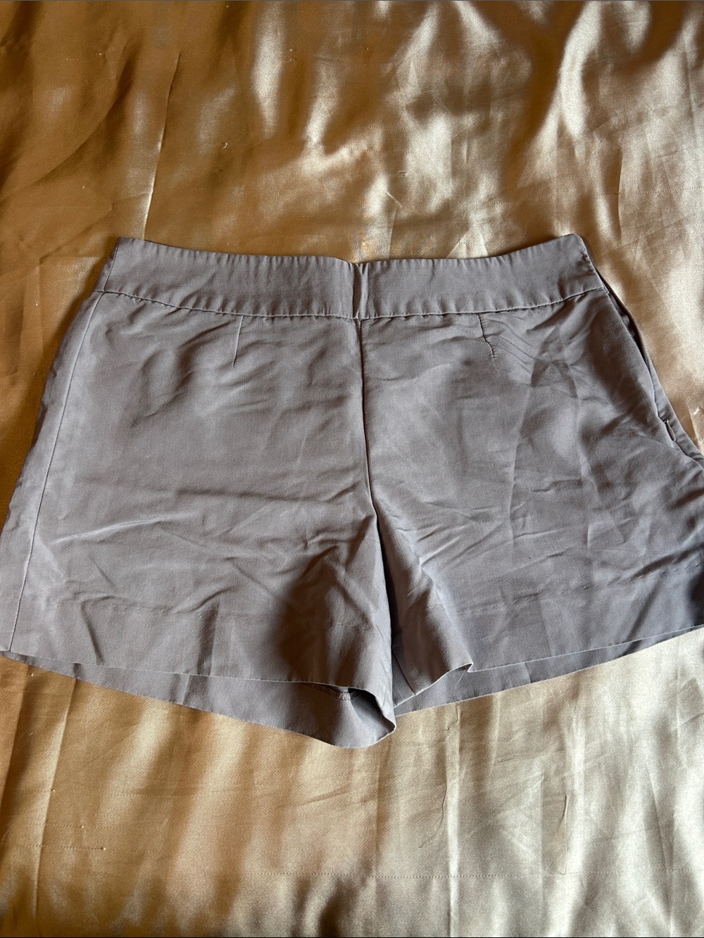 Classic Women's Gray Dress Shorts - Sleek Everyday Style